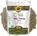 Organic Way Milk Thistle Seeds Mill (Silybum Marianum) - Žolinių arbatžolių vetera 124; European Wild- Harvest, 124; Organic & Kosher Certified, 124; Non GMO & Gluten Free, 124; USDA Certified, 124; Kilmė - Albanija 2 Oz (Pack of 1)