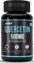 Quercetin 500mg kapsulės - Standartizuotos iki 95% maždaug 124; labai išgrynintos ir biologiškai įsisavinamos; natūralūs bioflavonoidai ir galingi antioksidantai (30 kapsulių)