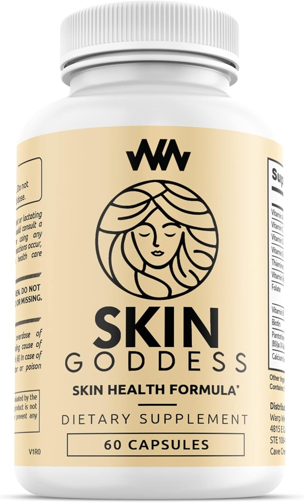 Womens Skin Health Supplement | Supports Radiant and Youthful Female Complexion | Chinese Peony for Clear Skin and Feminine Glow | Skin Goddess