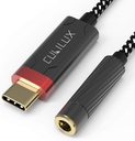 Cubilux HiFi USB C ausinių stiprintuvas su ESS9118EC DAC, USB C iki 3,5 mm garso adapteris iPhone 15 + / 15, iPhone 15 Pro Max, iPhone 16 / 16Pro, Samsung S24 / S23 / S22 Tab S9 / S8 / S7, Pixel 8 / 7 / 6 Pro Plačiau
