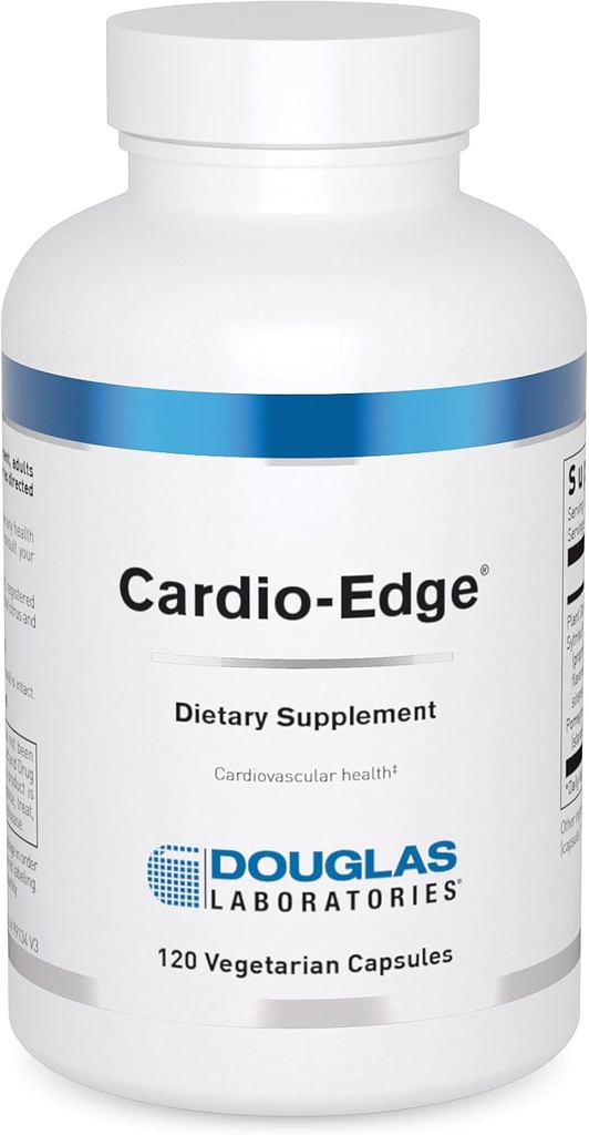 Douglas Laboratories Cardio Edge ® 124; Pagalba Parama širdies ir kraujagyslių sveikatos ir sveiko cholesterolio apykaitai