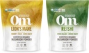 OM MUSHROOM SUPERFOOD 7.05oz Bundle, Lion 's Mane & Reishi Organic Grybų milteliai, 200 Servings