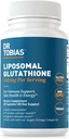Dr. Tobias Liposomal Glutathione, 500mg Per Serving - Highly Bioavailable Glutathione Supplement, Supports Energy, Skin & Immune Health - Vegan, Gluten-Free, Non-GMO, 60 Capsules, 30 Servings