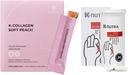 Kasdien Synbiotic + (30 kapsulių) 100B KSV, Kimchi Postbiotic & K- Collagen Minkštas Peach Collagen Žely (30 Sticks) - Digital & Skin Health