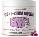 Legendairy Milk Pure Inositol Supplement - Myo Inositol and D-Chiro Inositol Capsules - Ideal 40:1 Ratio - Ovarian & Fertility Support for Women - 30 Day Supply