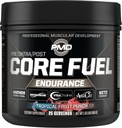 PMD Sportas Core Fuel Endurance, Performance & Recovery - BCAA, EAAs, Beta Alanine, Betaine Bevandenis, Glutaminas, Elektrolitai - Raumenų augimas, Stiprumas - Stim Free, Tropical Fruit Punch (25 Servings)