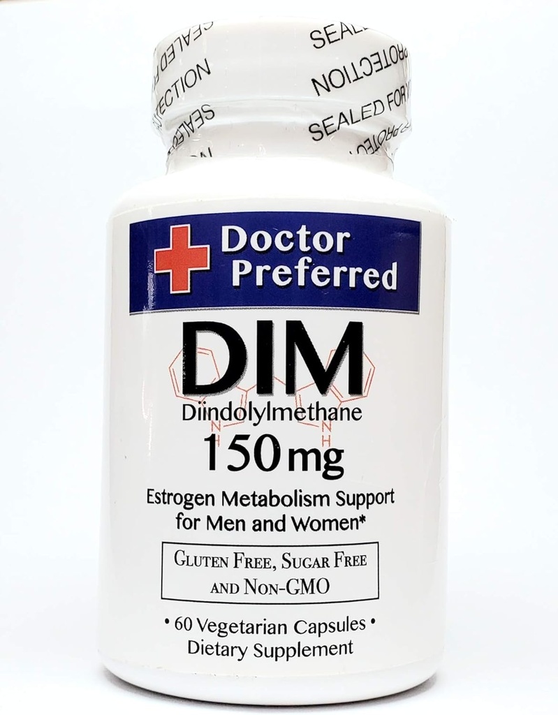 DIM (Diindolilmetanas) 150 mg Hormonų palaikymas, vegetariškos kapsulės