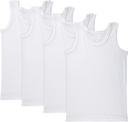 Brix Berniukai marškinėliai Tank Top - Tagless 100% Medvilnė Super minkštas 4 Pack Naujumas.