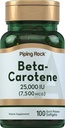 Piping Rock Beta Carotene 25000 TV Softgels