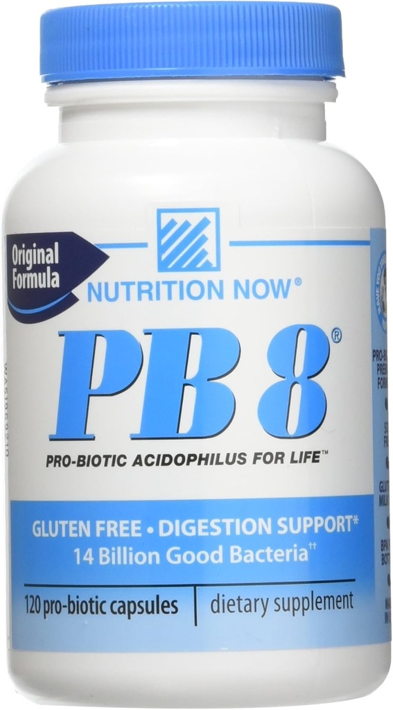 PB8 Acidophilus Probiotic, 120 Count (3 vertės pakuotė)