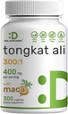 DEGIMO PARAMA Tongkat Ali ekstraktas 300: 1 400mg & Maca Root 400mg Bendrijoje 124; 300 kapsulių, Ultra stiprumo Longjack (Eurycoma Longifolia) + Peru Maca - Non- GMO, žolinis priedas vyrų sveikatai, charakteristikos