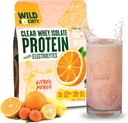 WILD SOCIETY - Clear Whey Protein + Electrolytes - Refreshing Whey Protein Isolate Powder - 20g Protein, 0 Added Sugar, GMO-Free, Natural Flavors & Colors - Citrus Punch, 16 oz