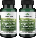 Swanson Seaweed Vegetable Complex 60 Veg Capsules (2 Pack)