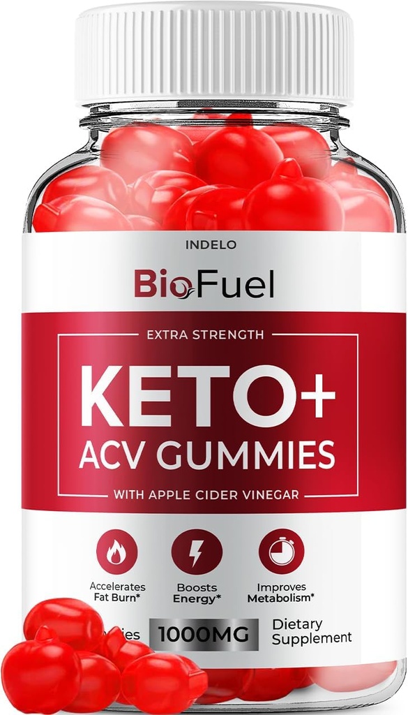 Bio Fuel Keto ACV Gummies - Advanced Formulės BioFuel Keto Plus ACV Gummies Apple Cider Vinacar Bio Fuel ACV, Weight Management Gummies Detain Reviews Women (60 Gummies)
