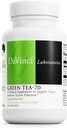 DaVinci Labs Green Tea- 70 - Dieta priedas remti imuninę sistemą, Kardiovaskulinė sveikata ir cholesterolio sveikata - su žalia arbata ekstraktas - Dekafineted - Gluten- Free -60 Vegetarian Capsules