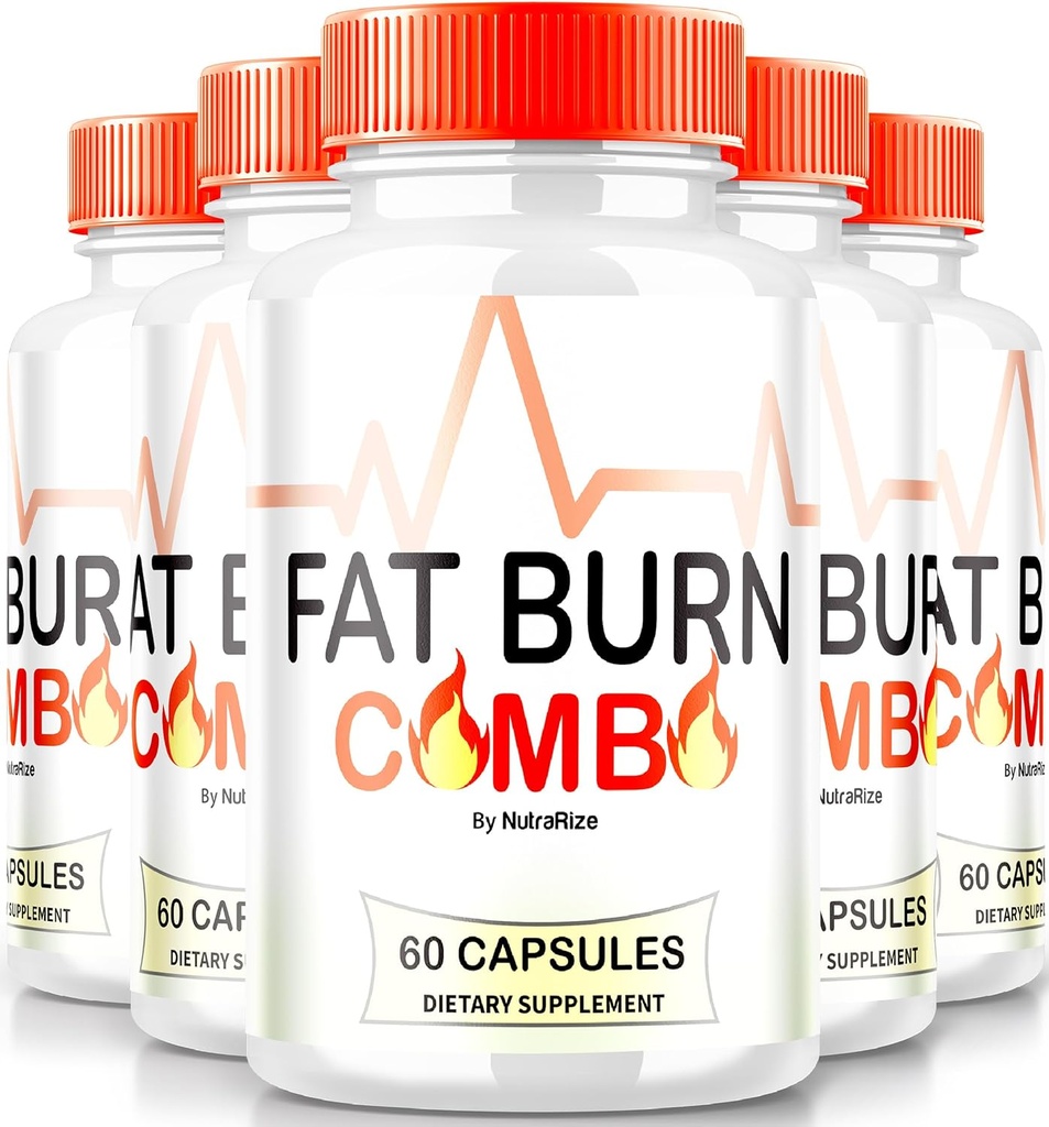 (5 pakuotė) Riebalų Burn Combo Capsules, FatBurn Combo Keto Formulė, Visi natūralūs svorio netekimas priedas pasiekti sveikai ieško kūno, Keto Fitness piliulės, Oficialūs atsiliepimai (300 Capsules)