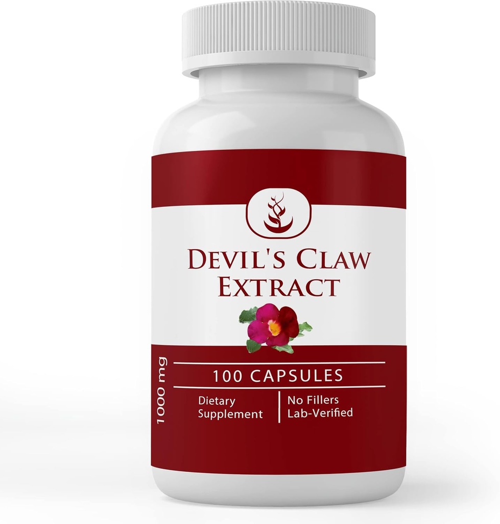 PURE ORIGINAL INGREDIENTS Devil 's Claw Extract, (100 kapsulės)