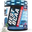 BPI Sportas Geriausia BCAA Susmulkintas - Kofeinas Free Termogeninis Recovery Drink, Liean Raumenų Pastato BCAA Milteliai moterims ir vyrams, Iš anksto treniruotės BCAA Amino Rūgštys- Blue Raz - 25 Servings