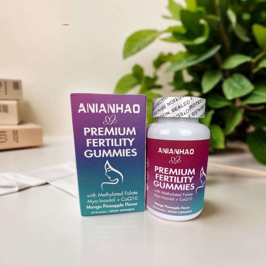 Premium Vaisingumo Gummies, Moterų balansas Gummies, moterų sveikatos ir sveikatingumo, Prenatal Conception papildai, su CoQ10, Folate ir vitaminai, Ovuliacija & menstruacinis ciklas