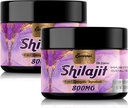 800Mg Shilajit Pure Himalayan Organic, Shilajit Resin Maximum Power Gold Quality, Shilajit Addition with 8- in-1 Natural Blend & 85 + Trace Minerals for Women, Energy & Immunity, 60 Grams ® 2 Package
