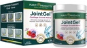 Grynumas Produktai JointGel Formulės Collagen Peptides + MSM - Palaiko bendrą lankstumą + Stiprina bendrą Kartažas - Berry milteliai - 30 Dienos tiekimas