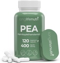 LongLifeNutri Palmitoylethanolamide (Pea) 400mg - 120 Vegetarian Capsules, Organic Supplement for Discomfort Management, 4-Month Supply, Lab Tested, Made in USA
