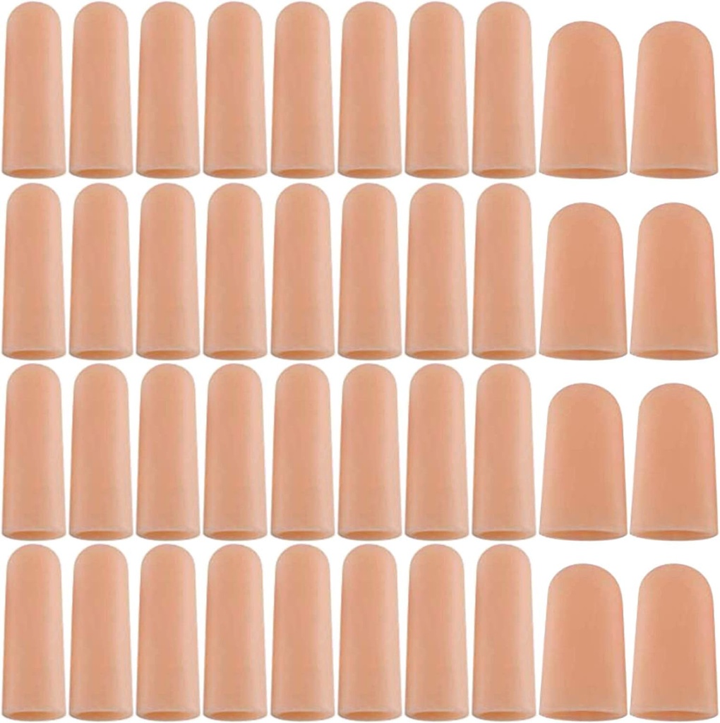 ANCIRS gelis pirštinės paramos pirštinės, gelis pirštinės lopšys / užvalkalai - Skirtingi dydžiai Silikoninis pirštinės Rankų Craking, Egzema odos (40vnt)