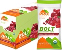 PROBAR - BOLT Organic Energy Chews, Cranberry Pomegranate, Non-GMO, Gluten-Free, USDA Certified Organic, Healthy, Natural Energy, Fast Fuel Gummies with Vitamins B & C (12 Count)