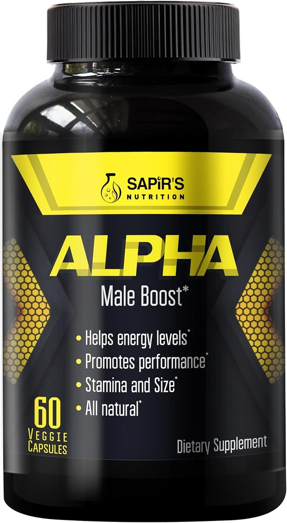Alfa plėtros piliulės vyrams - padidinti 2 per 60 dienų vyrų didinimo papildas - Horny Goat Weed raumenų statybininkas - Testosteronas Booster vyrams - energija, stiprumas, ištvermė, efektyvumas