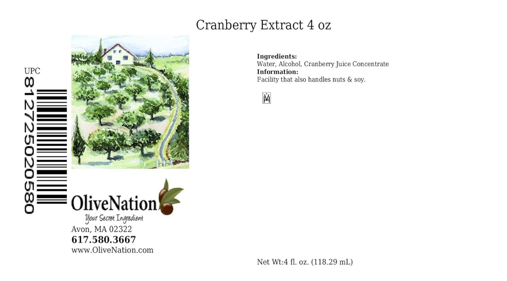 OliveNation Cranberry Extract - 4 uncijos - Pridėti turtingą skonį spanguolių į muffins, padažai ir tvarsliavos - baking- ekstrakts- ir -kvapiosios medžiagos