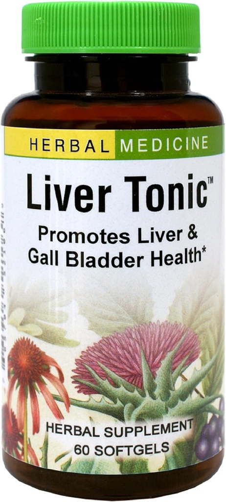 Herbs Etc. Liver Tonic - Gallbladder Health Supplement with Herbal Formula - Aid Overall Liver Health with Milk Thistle, Schisandra & Oregon Grape - Support a Healthy Liver - 60 Softgels