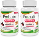 Probulin Total Care My Little Bugs Prebiotics, Probiotics & Postbiotics - 5 Billion KSV - 15 Trans - 30 Chewable Tablets (Twin Pack)