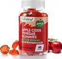 Apple Cider Actas Gummies 60 Katai 1000mg AVC su vitaminu B6 Vitaminas B12 Metabolizmas, Digestion, Detox, Gut & Immunal Health
