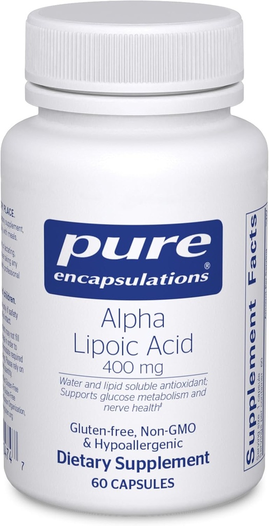 Grynas Encapsulations Alpha Lipoic Acid 400 mg
