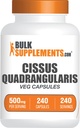 BulkSupples.com Cisses Quadrangularis ekstraktas Capsules - Cisss Quadrangularis priedas - Gluten Free, 1 Kapsulė per Serving, 240 Veg Capsules (pakuotė 1)