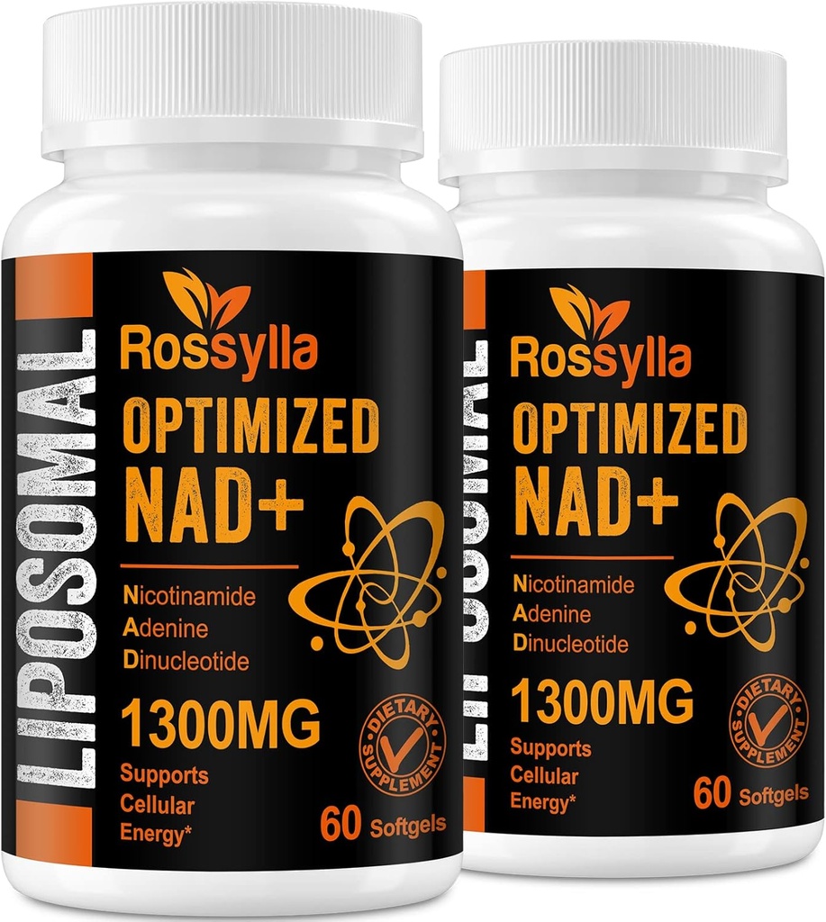 1300 MG Liposominis NAD + Papildymas - 124; Didžiausia absorbcija - 124; Purest NAD Supplemet - Boost NAD + Efektyviai 124; skatinti NAD + Priedas senėjimo deficitas, Cellular Energy, Ilgaamžiškumas ® 124; 120 Skaičiavimas