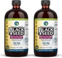 Nuostabi žolė Premium Black Seed Oil - Gluten Free, Non GMO, Šaltas pressed Nigella Sativa Aids Digestive Health, Imuninė parama, smegenų funkcija, Bendras mobilumas - 16 Fl Oz (Pack of 2)