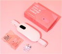 Nešiojamasis šildymo pagalvėlė laikotarpio rampos - Laikotarpis Cramm Relief Menstrual Šildymo Pad Vibracijos Šildymo Pad Skausmas, Įkraunamas Akumuliatorius, Cordless - Bevielis Šildymo Pad su Massager Girlfriendly Dovanos