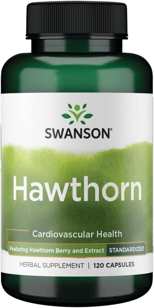 Svanson Hawthorn ekstraktas (standartinis) 250 Milligrams 120 kapsulių