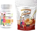 BariatricPal 30- Diena Bariatric Vitaminas Bandl (Multivitaminas ONE 1 per parą! su 45mg Geležies Chewable - apelsinų Citrus ir kalcio citrate Soft Chews 500mg su Probiotikai - Prancūzijos Caramel Vanilla)
