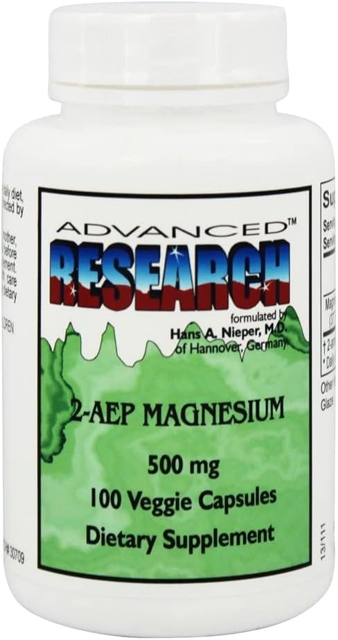 Advanced Research - 2 -AEP Magnis 500 mg. - 100 Daržovių kapsulių