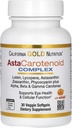 California Gold Nutrition Astaxanthin Carotenoid Complex, Lutein, likopene, Astaxanthin, 30 Veggie Softgels