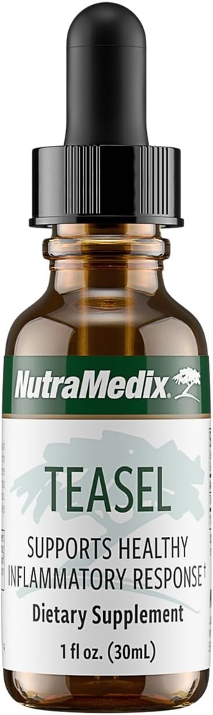 NutraMedix Teasal Extract - Fuller’s Teasel Root (Dipsacus fullonum) Wellness Drops for Antioxidant Support - Vegan Antioxidants Supplement (1oz / 30ml)