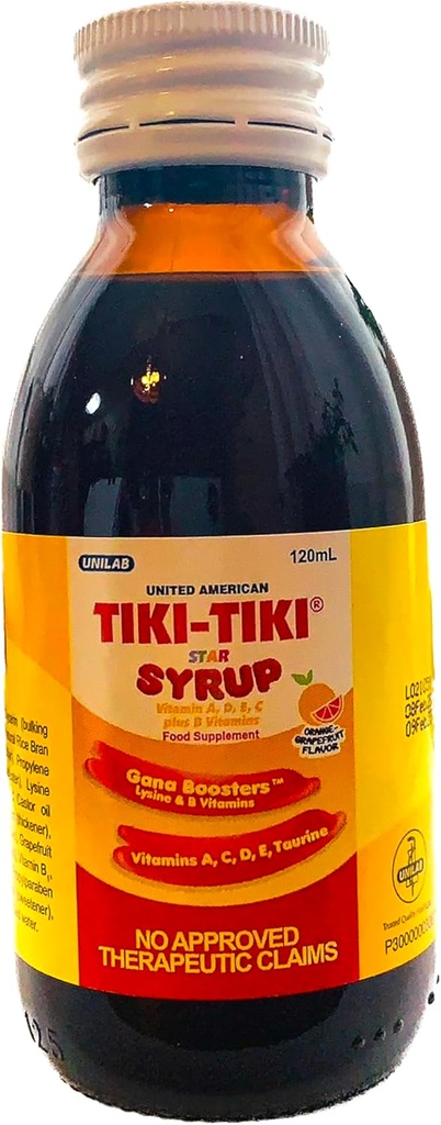 Tiki-Tiki Star Plus Syrup 120ml
