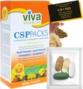 CSP pakuotės Papildoma stiprumas - Multivitaminas ir daug mineralų papildai Komplektinė E & C, Imunitetas Vitaminas papildai Menand moterims, Pilnas sveikatingumo formulė imuninės paramos, 30 Pakuotės