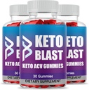 (3 pakuotė) Keto Blast Gummies, Maksimalus stiprumas, Originalus Keto Blast Gummy, Advanced Formulės, 3 mėnesių tiekimas