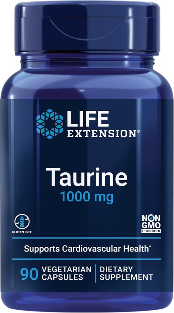 Life Extension Super Selenium Complex with Vitamin E and Taurine Amino Acid - Cellular Health, Heart, Liver, Brain, Muscle, Exercise, and Longevity Support