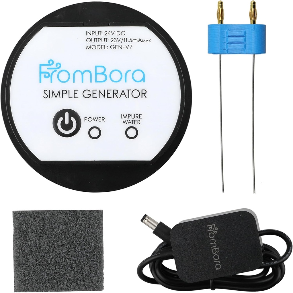 Koloidinis sidabro generatorius rinkinys - 99,99% (Ag) Rods, TDS Meter Coloidine Silver Machine, Impure Water Indicator, Water Jonizer Machine for Home, Travel Bag, Bag, Base