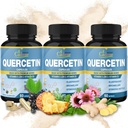 Organinis Cadane 3 Pakuotės 60 Capsules Quercetin ekstraktas Capsules - Palaiko imuninę sistemą - kartu su šeivamedžio uogų, Bromelaino, imbiero, Echinacea & Daugiau - 3 mėnesių tiekimas