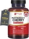 Montmorency Cherry 6400mg - 200 Tart Cherry Capsules - Natural Tart Cherry Extract Addition for Men & Women - Super stiprumo, Gluten Free, Vegan ir GMO Free - Pagaminta Jungtinėje Karalystėje Prowise